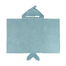 Load image into Gallery viewer, Shark Hooded Towel