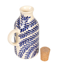 Load image into Gallery viewer, Hand-Painted Stoneware Oil Cruet