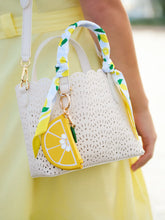 Load image into Gallery viewer, Lemon Zip Pouch Charm/Key Ring