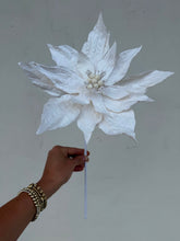 Load image into Gallery viewer, 20" Winter Poinsettia Stem