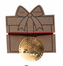 Load image into Gallery viewer, Metal Gift Topper