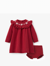 Load image into Gallery viewer, SNOWFLAKE DRESS & BLOOMER SET