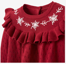 Load image into Gallery viewer, SNOWFLAKE DRESS & BLOOMER SET