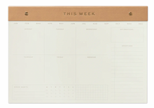 Load image into Gallery viewer, Weekly Post Bound Notebook