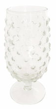 Load image into Gallery viewer, Hobnail Stemmed Drinking Glass