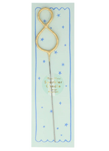 Load image into Gallery viewer, Gold Sparkler Numbers 0 to 9 Candles