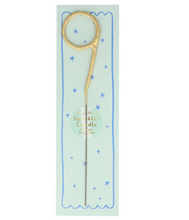 Load image into Gallery viewer, Gold Sparkler Numbers 0 to 9 Candles