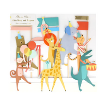 Load image into Gallery viewer, Animal Parade Cake Wrap & Toppers