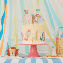 Load image into Gallery viewer, Animal Parade Cake Wrap & Toppers