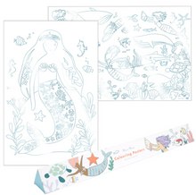 Load image into Gallery viewer, Mermaid Coloring Pages