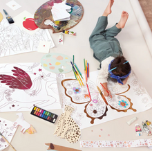 Load image into Gallery viewer, Mermaid Coloring Pages