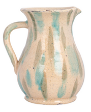 Load image into Gallery viewer, Hand-Painted Terra-cotta Pitcher