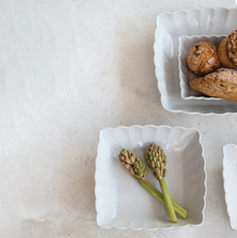 Load image into Gallery viewer, Stoneware Serving Dishes w/ Scalloped Edge