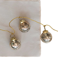 Load image into Gallery viewer, Snowflake Mercury Ball Ornament Garland