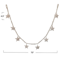 Load image into Gallery viewer, Cotton Star Garland