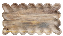 Load image into Gallery viewer, Scalloped Wood Tray
