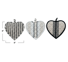 Load image into Gallery viewer, Heart Shaped Pot Holder