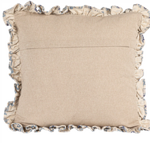 Load image into Gallery viewer, 18" Floral Block Printed Pillow