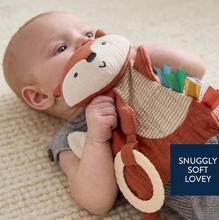 Load image into Gallery viewer, Fox Bitzy Crinkle™ Sensory Toy with Teether
