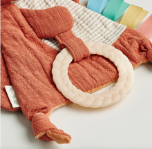 Load image into Gallery viewer, Fox Bitzy Crinkle™ Sensory Toy with Teether