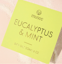 Load image into Gallery viewer, Eucalyptus & Mint Mini Bath Salt Soak