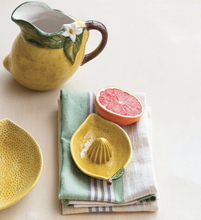 Load image into Gallery viewer, Stoneware Lemon Shaped Juicer