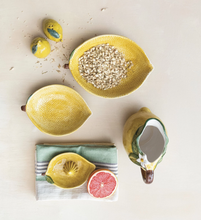 Load image into Gallery viewer, Stoneware Lemon Shaped Juicer