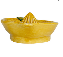 Load image into Gallery viewer, Stoneware Lemon Shaped Juicer