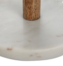 Load image into Gallery viewer, Mango Wood & Marble Mug Rack