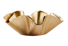 Load image into Gallery viewer, Brass Nested Ruffle Bowls