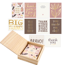 Load image into Gallery viewer, Greeting Card Set with Wood Box