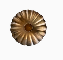 Load image into Gallery viewer, Floral Gold Candleholder