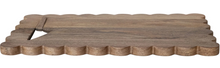 Load image into Gallery viewer, Mango Wood Scalloped Cheese/Serving Board
