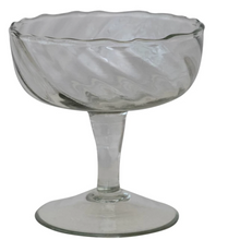 Load image into Gallery viewer, Twisted Stemmed Coupe Glass