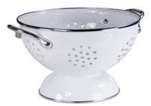 Load image into Gallery viewer, White Solid Medium Colander