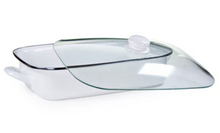 Load image into Gallery viewer, White Solid Roasting Pan