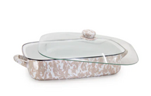 Load image into Gallery viewer, Taupe Swirl Roasting Pan