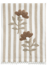 Load image into Gallery viewer, Embroidered Floral Tea Towel