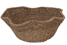 Load image into Gallery viewer, Woven Bankuan & Rattan Ruffled Bowl
