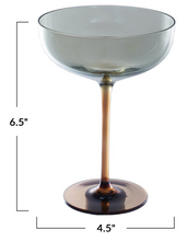 Load image into Gallery viewer, 8 oz. Martini Glass, Iridescent Finish