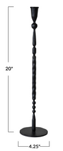 Load image into Gallery viewer, Hand-Forged Cast Iron Taper Holder