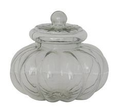 Load image into Gallery viewer, Ribbed Glass Jar with Lid