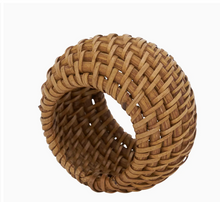 Load image into Gallery viewer, Woven Rattan Napkin Ring