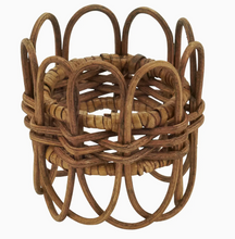 Load image into Gallery viewer, Twisted Rattan Napkin Ring
