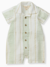 Load image into Gallery viewer, Pacific Stripe Baby Boy Romper