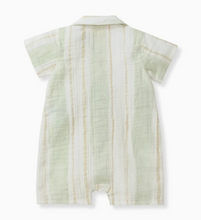 Load image into Gallery viewer, Pacific Stripe Baby Boy Romper
