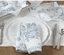 Load image into Gallery viewer, Toile Floral Napkin