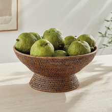 Load image into Gallery viewer, Burma Rattan Offering Bowl- Brown