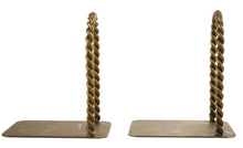 Load image into Gallery viewer, Twisted Metal Arched Bookends