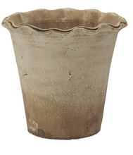 Load image into Gallery viewer, Ruffled Terra-cotta Planter